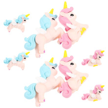 8Pcs Mini Unicorn Resin Ornaments Cute Micro Landscape Decoration