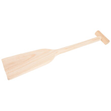 Unisex houten roeispaan rood handig stabiel voor roeien
