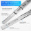 2 Pcs Locking Drawer Slides Heavy Duty Full Extension Silver 6