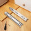 2 Pcs Locking Drawer Slides Heavy Duty Full Extension Silver 5
