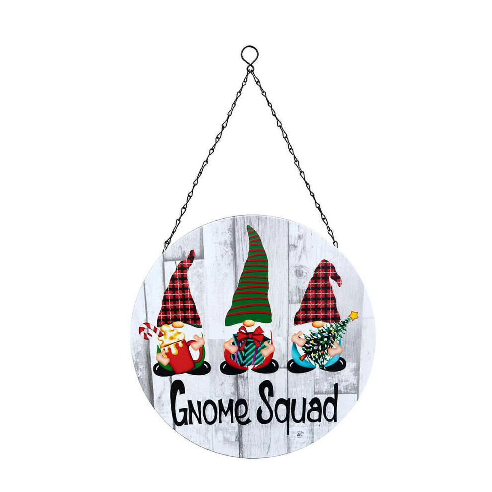 (As Show, 1) Faceless Old Man Hanging Pendant With Metal Rope Christmas Ornament 2 Styles 3364096787304