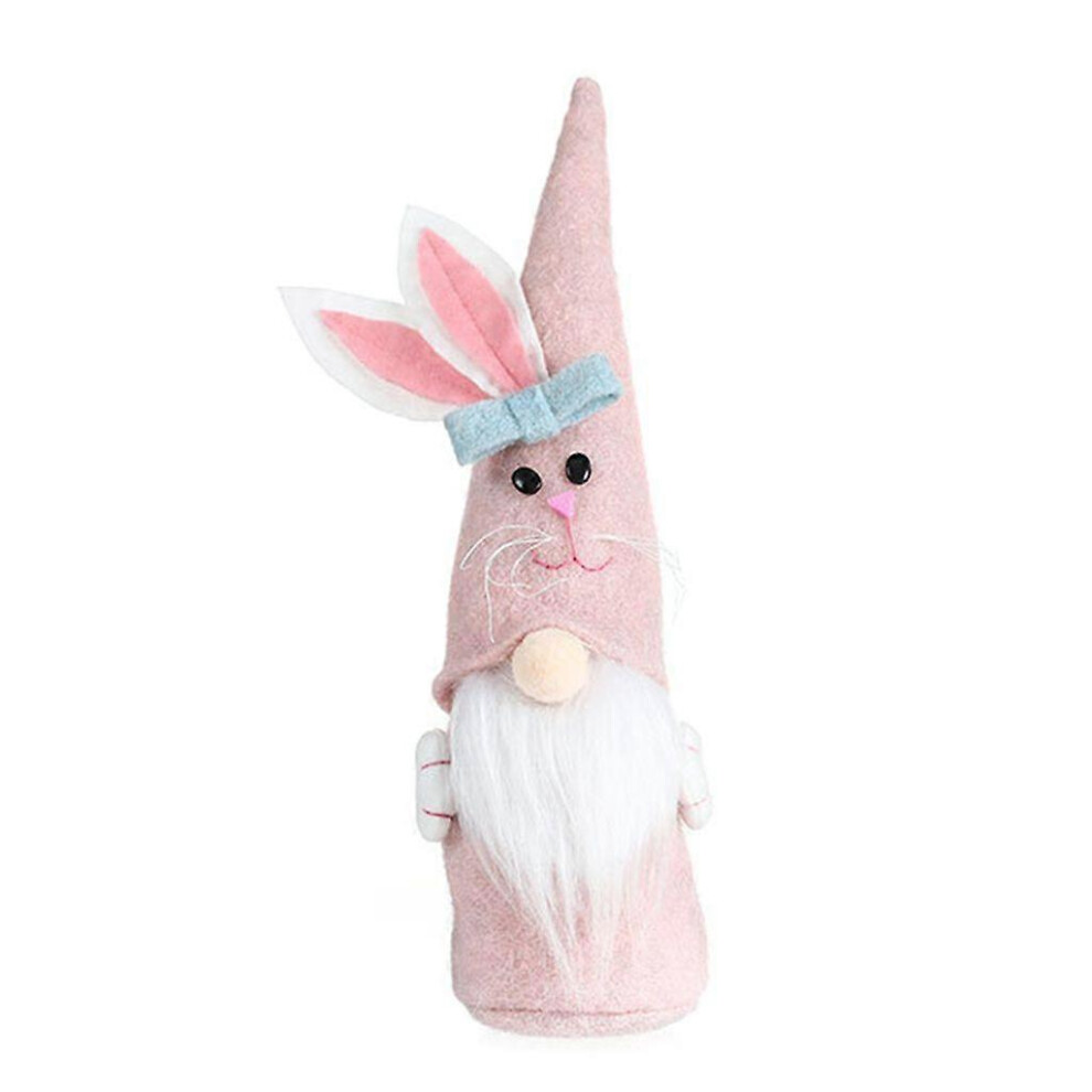 (As Show, One Size) Easter Bunny Gnome Plush Scandinavian Tomte Elf Decorations Stuffed Rabbit Gnomes Ornaments Nordic Swedish Tomte Dwarf Figurines 5213747806582