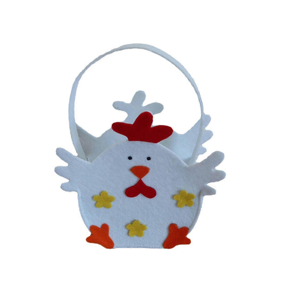 (As Show, One Size) Easter Chicken Gift Bag With Handle Tote Candy Biscuit Packaging Bags 3242242614998