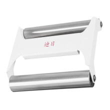 Stainless Steel Rolling Pin DoubleHeaded NonSlip Multipurpose Dough Roller for Baking Pizza Pasta Cookies