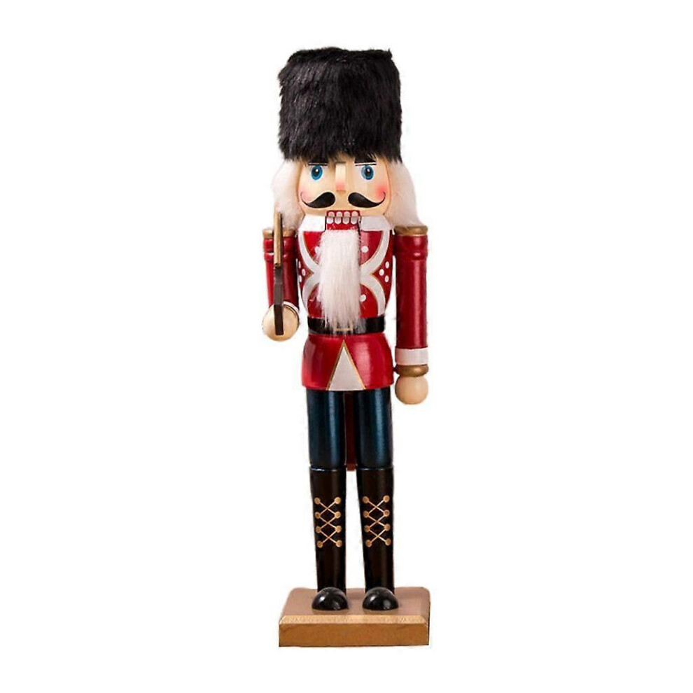 (As Show, 1) Christmas Decorations Wooden Nutcracker Soldier King Figurine Puppet Ornaments 5213747859618
