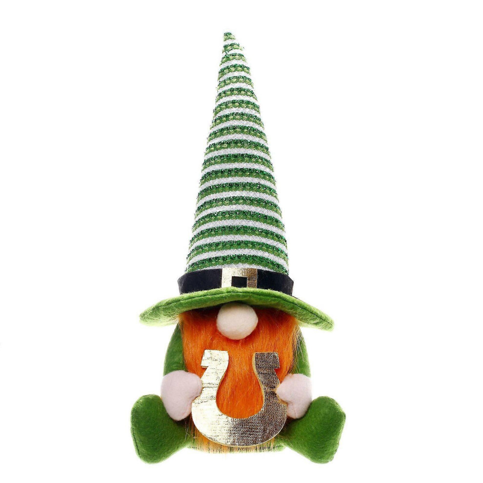 (As Show, One Size) Patrick's Day Gnome Plush Elf Decorations Scandinavian Tomte Irish Faceless For 5213747888953