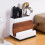 Multifunctional Kitchen Knife Holder with Cutting Board Storage, Countertop Knife Storage Rack 3