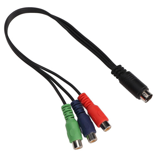 Καλώδιο MINI DIN 9 ακίδων σε 3 RCA MINI DIN 9 ακίδων αρσενικό σε 3 RCA θηλυκό καλώδιο προσ