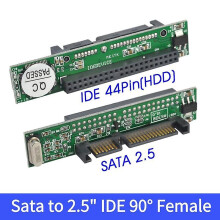 IDE zu Sata 2,5 Zoll IDE weiblicher 40-Pin-Port zu 2,5 Sata Weibchen 1,5 GB Seriell-Adapter-Konverter Unterstützung ATA 133 100 HDD CD DVD