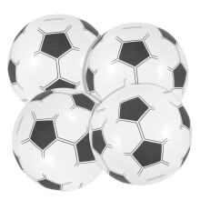4pcs Inflatable Soccer Ball Set for Beach and Pool Outdoor Summer Party Fun Easy Inflate Design