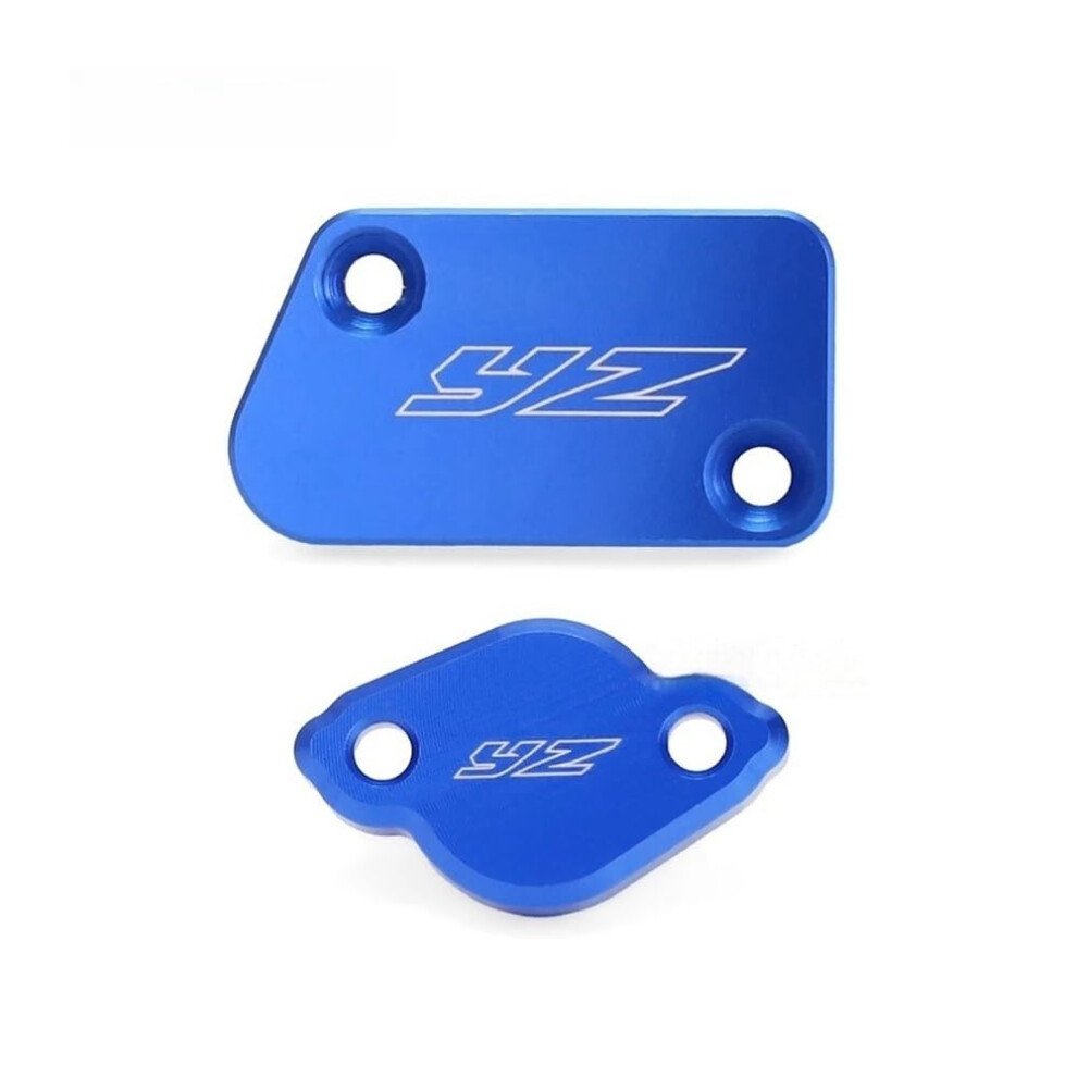 Motorcycle Brake Fluid Reservoir Cover Set Front And Rear For Yamaha Yz125 Yz250 Yz450f Leakproof 9113335439528