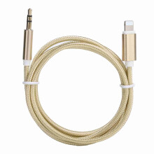 Auto-AUX-Kabel für IOS 12 3,5 mm AUX o to für IOS-Interface-Adapter Nylon-geflochtenes Kabel