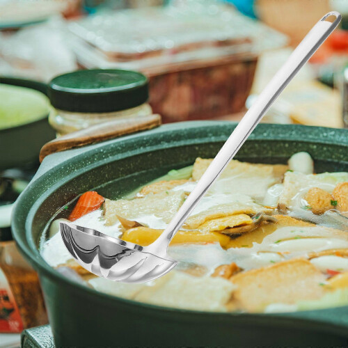 Kitchen Oil Filter Soup Scoop Multi-function Spoon Practical Food Scoop Spoon Kitchen Tableware 1