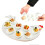 Deviled Egg Platter Tray Rooster Shape Easter Egg Tray Large Capacity 3