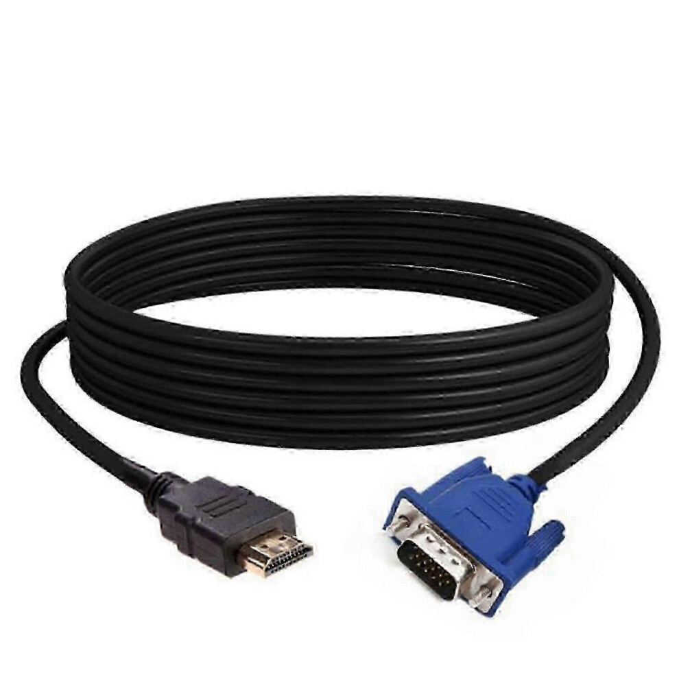 10M Hdmi To Vga Cable With Audio For Pc And Lcd Monitor 6935161578447