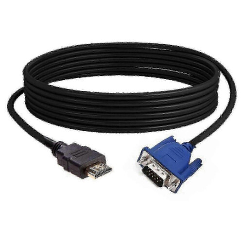10M HDMI til VGA-kabel med lyd til PC og LCD-skærm 1
