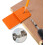 Adjustable Woodworking Drill Guide with Easy Read Scale for Precise Hole Positioning – Blue 2