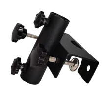 Balcony Umbrella Holder with Tool Quick Install and AntiSlip Rail Mount for Outdoor Terrace