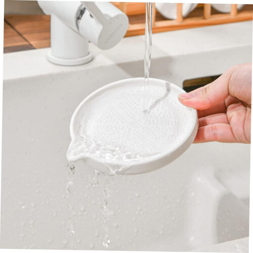 Garlic Press and Ginger Grinder Ceramic Plate Easy Clean Odor Manual Kitchen Tool 2