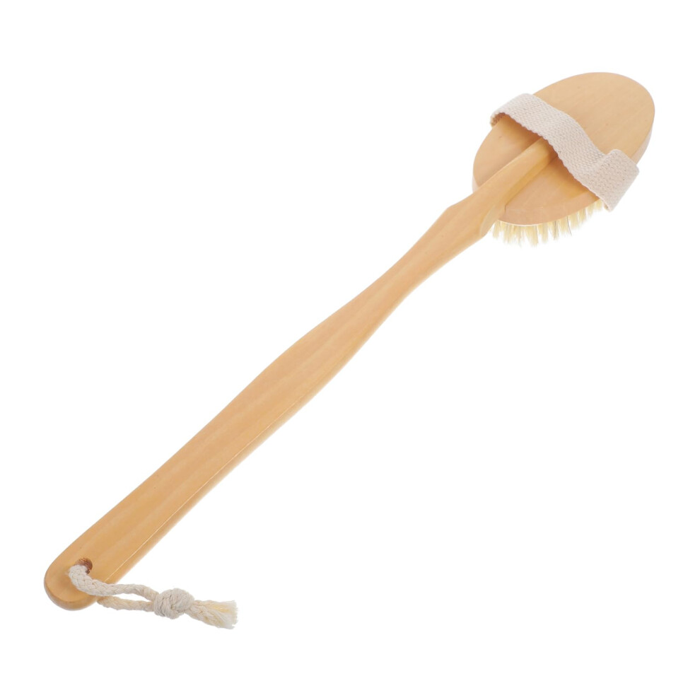 Back Scrubber for Shower with Long Handle, Ergonomic NonSlip Grip, Gentle Body Exfoliation