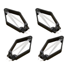 4Stk Professioneller Ic Clip Plcc Chip Entferner Edelstahl Schwarz
