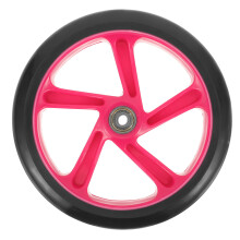 Flexibles PU Scooter Ersatzrad Mit Stabilem Kugellager Rot