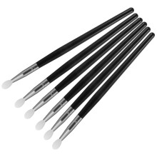 6Stk Silikon Make-Up Pinsel Set Für Augen- Und Lippenmaske Schwarz