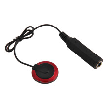 1Set Akustik Gitarren Pickup Rot ABS Soundloch Zubehör Schnell