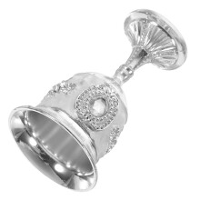 Metall Weinkelch Zinklegierung Silber Eleganter Trinkbecher