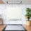 1Roll Easy-Clean Silver PVC Kitchen Wallpaper Waterproof Wall Decal 10