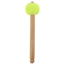 Grüne Holz-Schlägel Snare Drumsticks Filz Percussion Zubehör