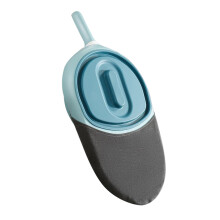 Plastik-Bettpfanne Mit Deckel Blau Für Ältere Patienten Zuhause