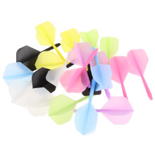 21Stk Plastik Flights Set Mehrfarbig Robust Für Dart Zubehör Präzision