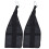 1Ensemble De Ceintures D'exercice Abdominal En Nylon Noir Résistant 1