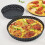 Plat À Cuisson Pizza Rond Trous Acier Carbone Noir 5