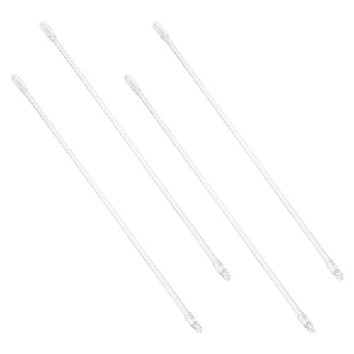 4pcs transparent vertical blinds pull rods for home use