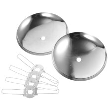 1Set Federklammern Lampenschirm Halterung Aus Robustem Eisen Silber