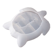 1Stk Weißes Silikon Tray Mold Für DIY Kristallharz-Tablett Zuhause