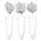 3st Teesieb Teefilter Tea Filter Netzfilter Silver 1