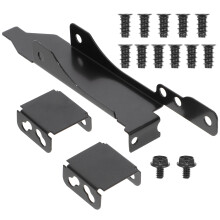 1Set Schwarzer Metall Lüfterhalter Pci Slot Halter Für Computer Kühler
