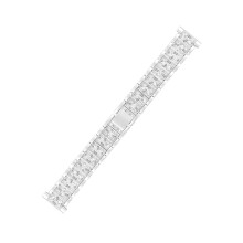 Elegantes Band Metallarmband Für Silikonband Kompatibel