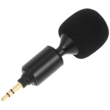 Flexibles 3.5mm Mikrofon Schwarz Für Live-Streaming Und Computer