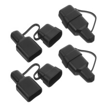 4Stk Schwarze PVC Steckerkappen Wasserdicht Für Batterieanschlüsse