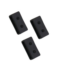 3Stk Silikon Uhrenband Loop Schwarz Robust Vielseitig Einsetzbar