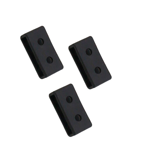 3Stk Silikon Uhrenband Loop Schwarz Robust Vielseitig Einsetzbar
