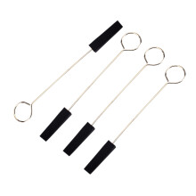 4 Stück Klavier Stimmgabel Set Schwarz Aus Stahl Mit Gummi Dämpfer