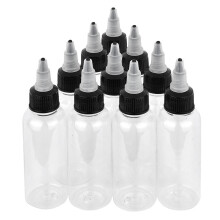 10Stk Transparent Pigmentflaschen Aus Kunststoff Für Tinte Lagerung