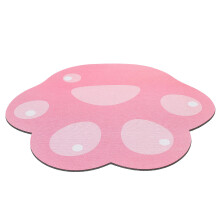 Rutschfestes Katzenpfoten Mauspad Rosa Gummi Computer Zubehör