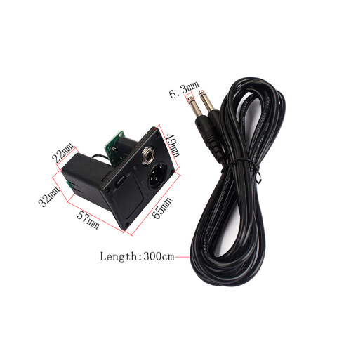 Gitarre 9v Batteriehalter Einstellen Kabel 2