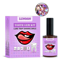 (1pcs, pink) For Tooth Gem Kit DIY 60 Second Cure Safe Dental Jewelry Lasts 3 Weeks Sparkling Smile Gift Set